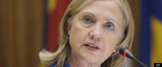 Hillary Clinton at the African Union headquarters in the Ethiopian capital of Addis Ababa, 