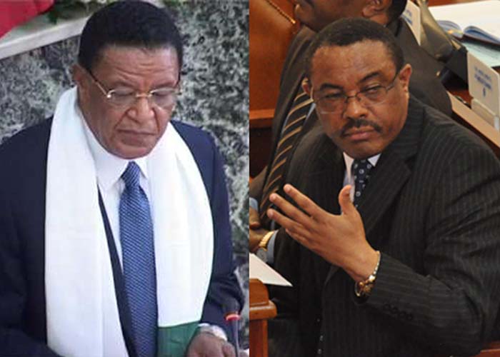 Pres. Dr. Mulatu Teshome and PM Hailemariam Desalegne