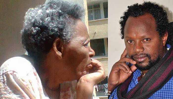 Temesgen Desalegne and his mother