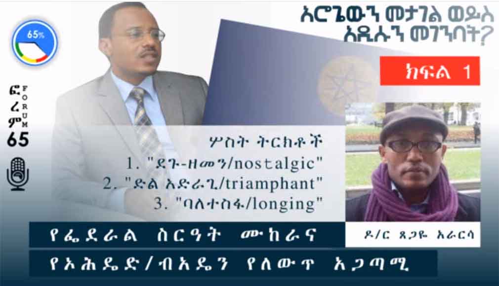 ዶ/ር ጸጋዬ አራርሶ በፎረም ፷፭