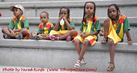 በዓሉን ካደመቁት ሕፃናት በጥቂቱ
