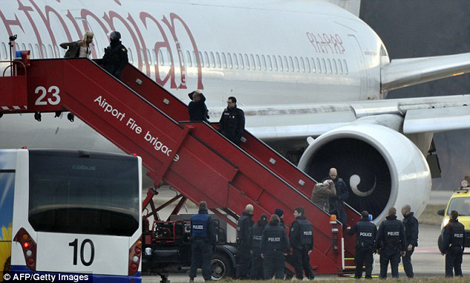 The passengers were apparently unaware that the plane had been hijacked