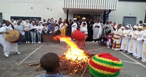 በስዊድን፣ ስቶክሆልም የደብረ ታቦር በዓል ተከበረ በመድኃኒዓም ቤተክርስቲያን ሲከበር፣ ማክሰኞ ሐምሌ 13 ቀን 2006 ዓ.ም. Demera in Stockholm, Sweden