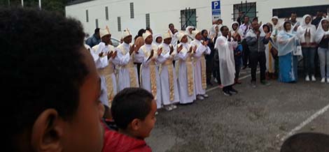 በስዊድን፣ ስቶክሆልም የደብረ ታቦር በዓል ተከበረ በመድኃኒዓም ቤተክርስቲያን ሲከበር፣ ማክሰኞ ሐምሌ 13 ቀን 2006 ዓ.ም. Demera in Stockholm, Sweden