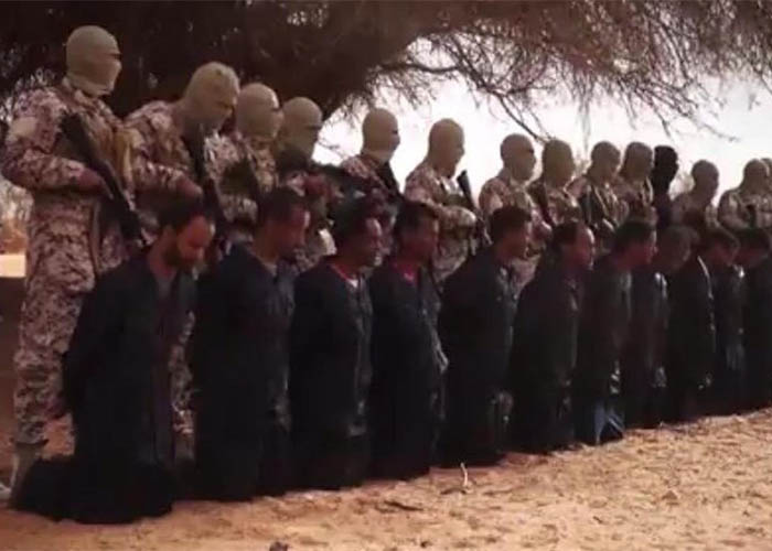 ISIS massacre on Ethiopian Christians in Libya