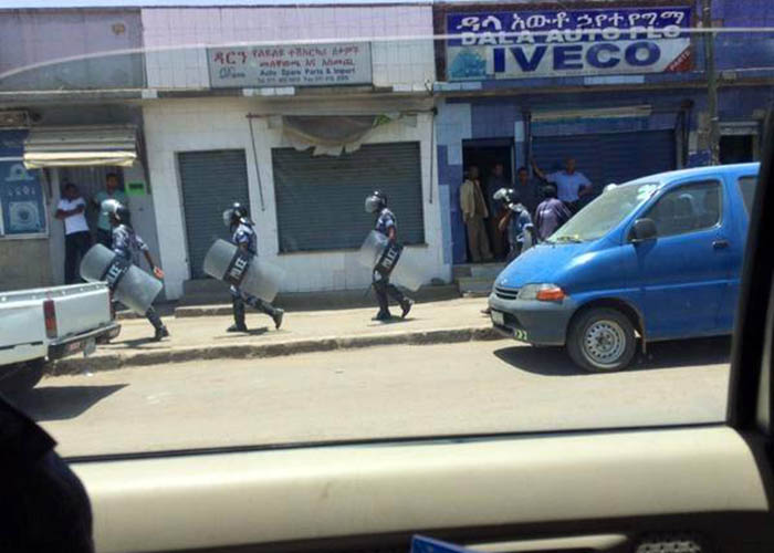 Addis Ababa: Protest on ISIS massacre on Ethiopian christians in Libya