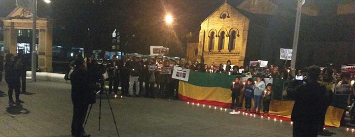 Sydney candlelight vigil. በሊቢያ በደቡብ አፍሪካና የመን ለተገደሉ ወገኖቻችን በሲድኒ የሻማ ማብራት ሥነሥርዓት ተከናወነ