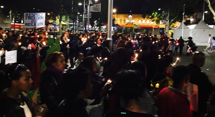 Sydney candlelight vigil. በሊቢያ በደቡብ አፍሪካና የመን ለተገደሉ ወገኖቻችን በሲድኒ የሻማ ማብራት ሥነሥርዓት ተከናወነ