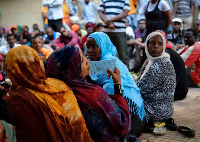 Ethiopian refugees in Egypt