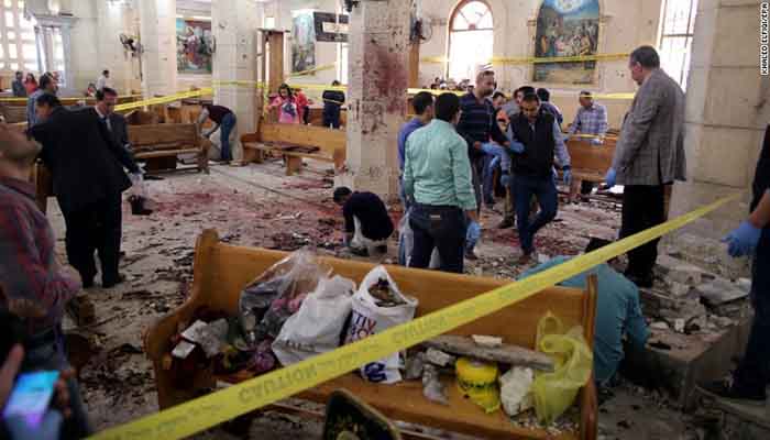 Church bombing in Tanta, Egypt