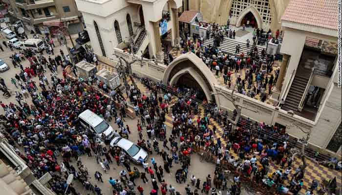 Church bombing in Tanta, Egypt