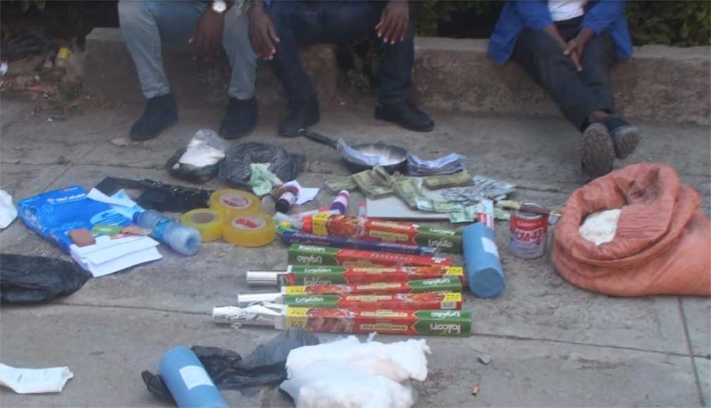 በቁጥጥር ሥር የዋሉት ኖቶች፣ መሣሪያዎችና ኬሚካሎች