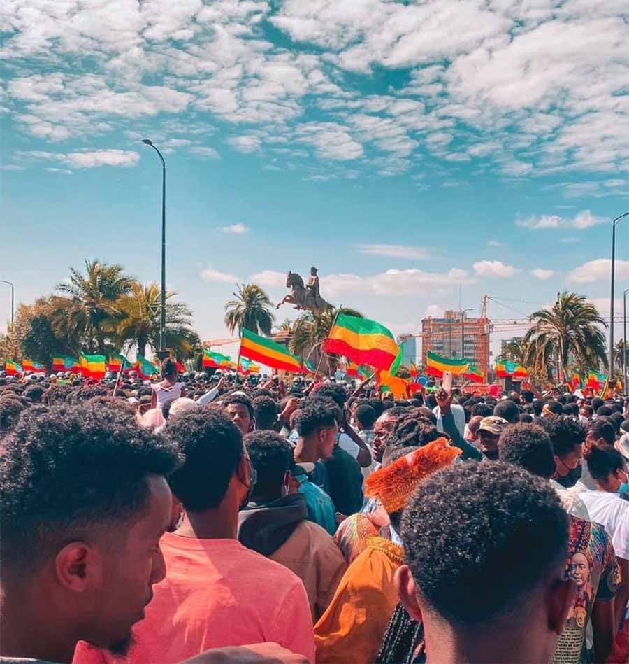 ኢትዮጵያውያን የ125ኛው የዓድዋ ድል በዓል በድምቀት ሲያከብሩ (ማክሰኞ የካቲት 23 ቀን 2013 ዓ.ም.)