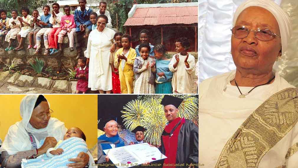 ስለ ወ/ሮ አበበች ጎበና ከተለያዩ የማኅበራዊ ገጾች ላይ የተሰበሰቡ ፎቶግራፎች