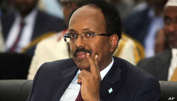 Somalia's President Mohamed Abdullahi Mohamed