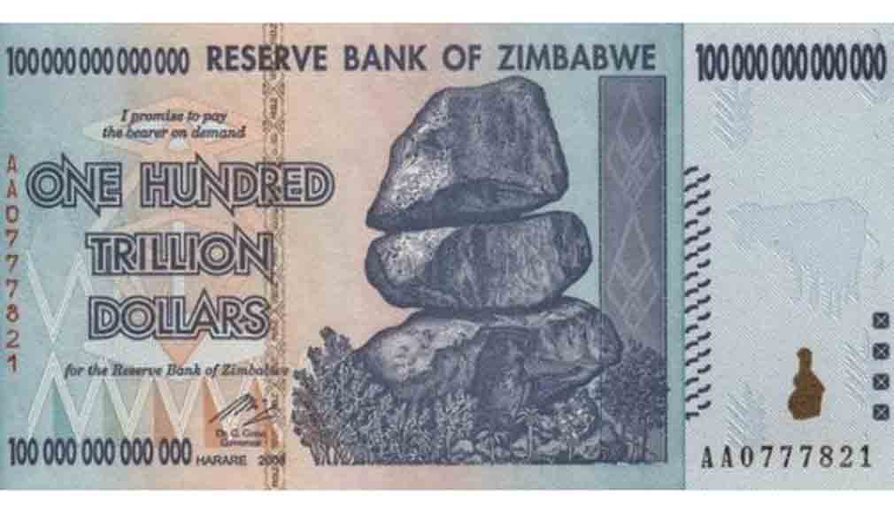 Zimbabwe's One Hundred Thrillion Dollars Zimbabwe's One Hundred Thrillion Dollars