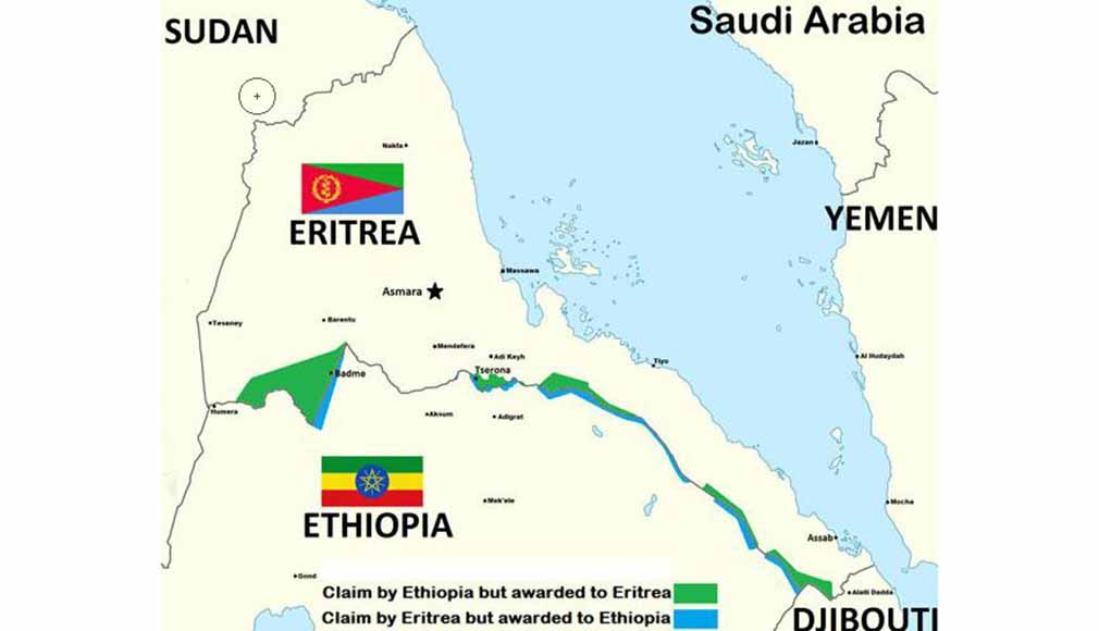 Eritrea - Ethiopia Boundary Commission's demarcation.