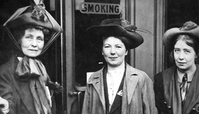 Emmeline, Christabel and Sylvia Pankhurst