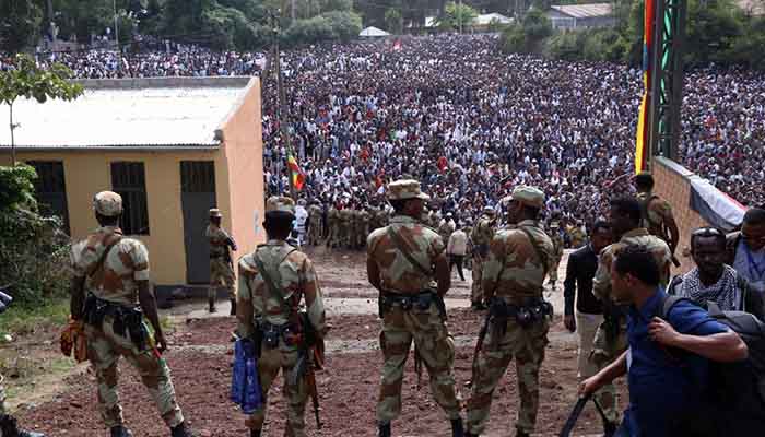 Ethiopian Armed forces on Irreecha Massacre