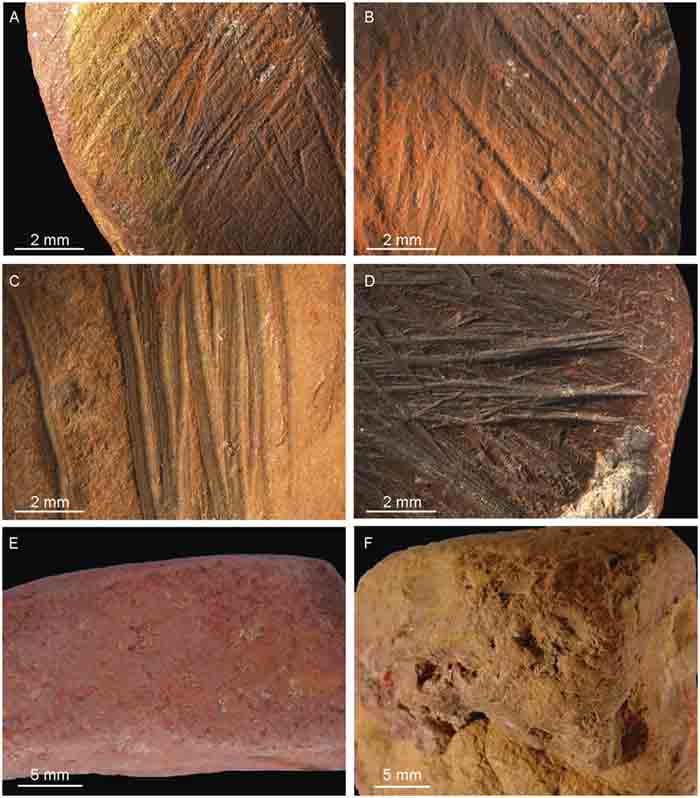 Analysis of ochre pieces found at Porc-Epic Cave in Ethiopia.